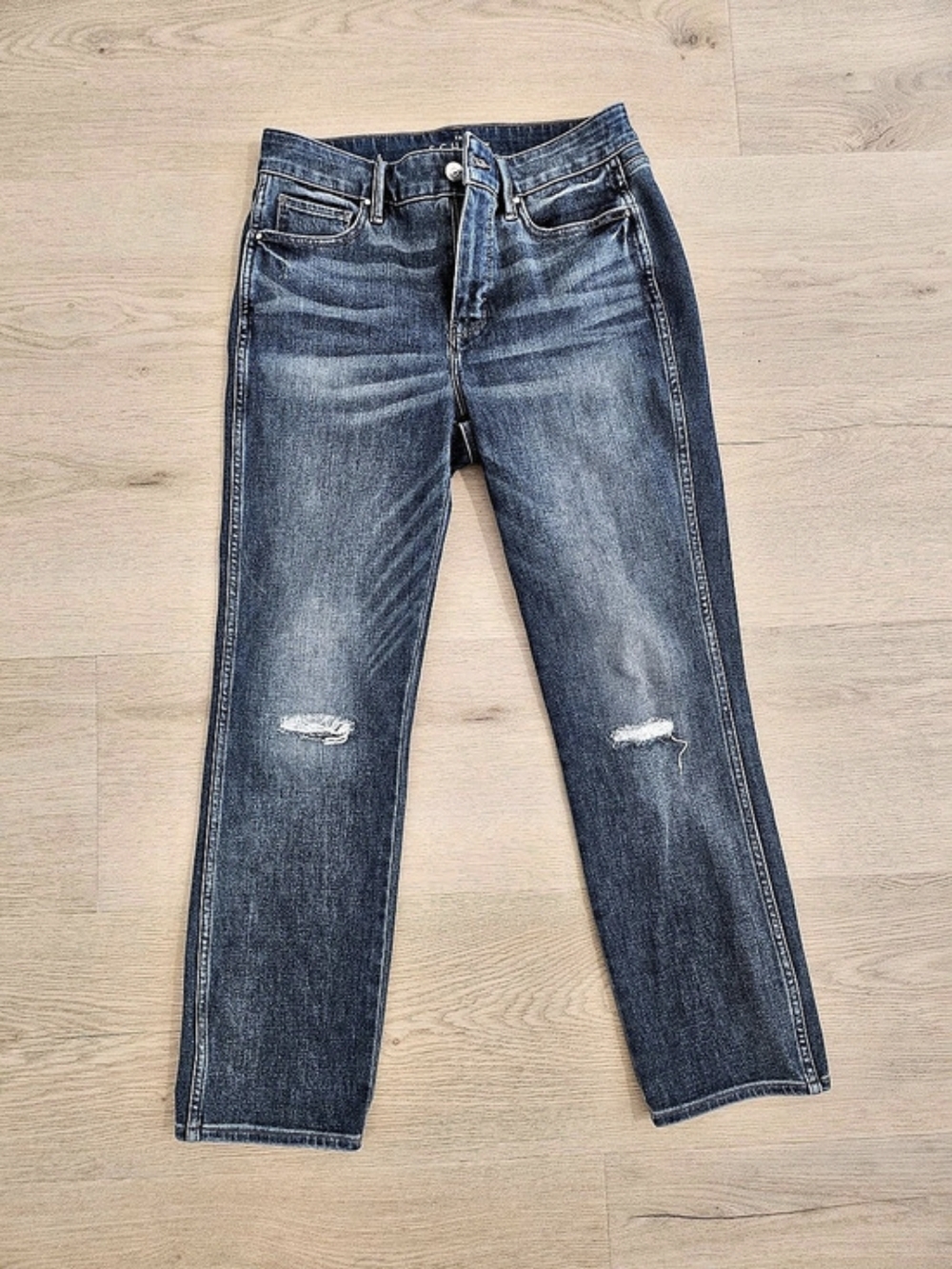 WHBM All Mankind Slimmy Straight Leg Jeans in Blue Waist 29 Size 4